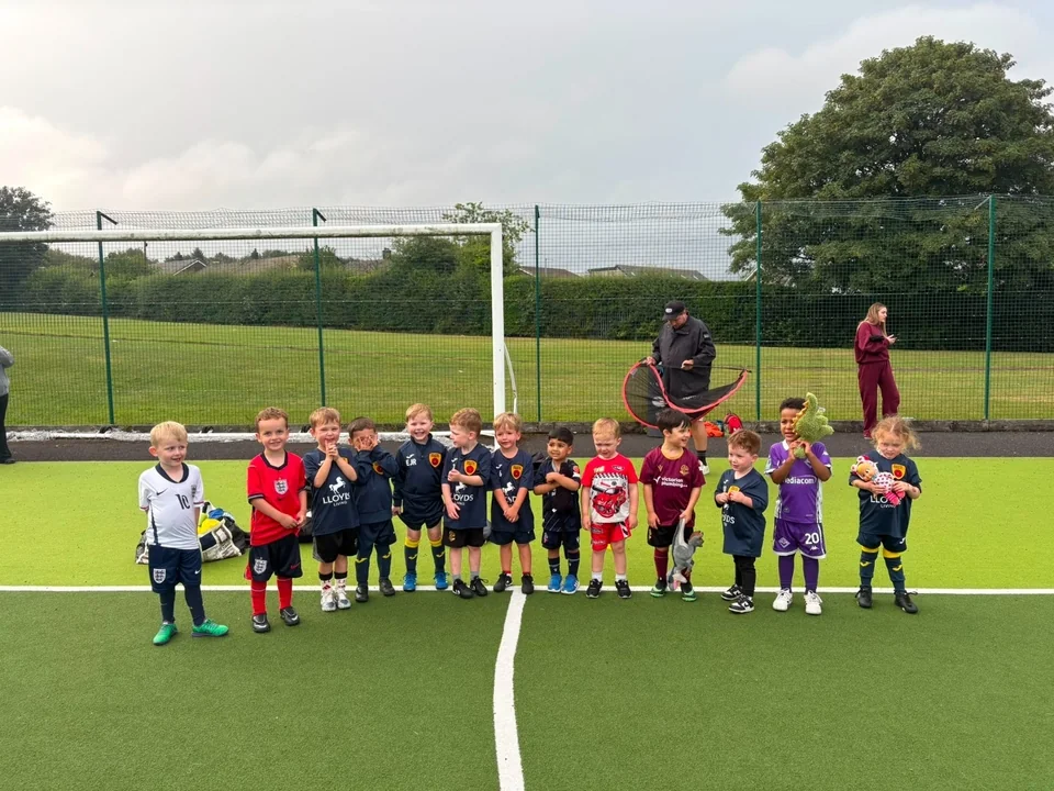 Bolton Town Boys Tots Academy squad